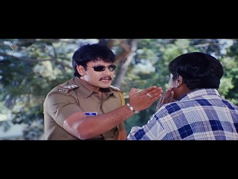 Darshan Appointed As Fake Police Officer To Impress Ramya | Dattha New Kannada Movie Scenes
