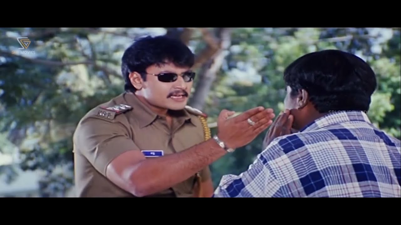 Darshan Appointed As Fake Police Officer To Impress Ramya | Dattha New Kannada Movie Scenes