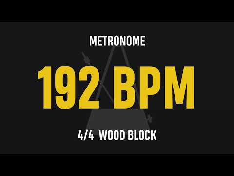 192 BPM 4/4 - Best Metronome (Sound : Wood block)