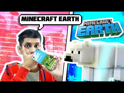 PLAYING THE NEW MINECRAFT EARTH GAME 🌎  REAL LIFE VERSION || FINESTLY HINDI ANDROID