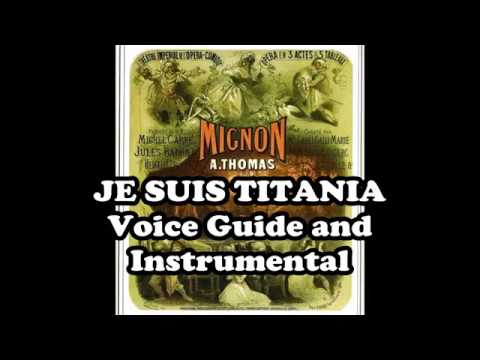 JE SUIS TITANIA Score Karaoke (Voice Guide and Instrumental)