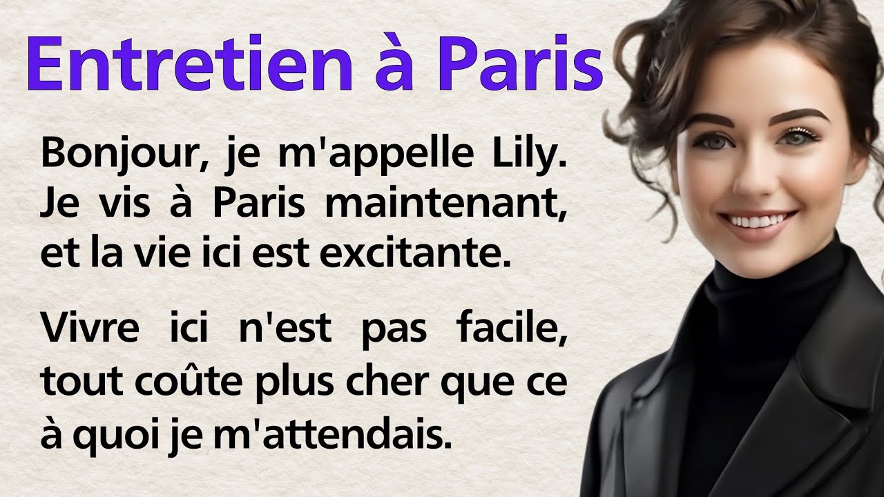 The Job Interview in Paris | Learn French with Simple Story (A1-A2) | Frenchy Tales