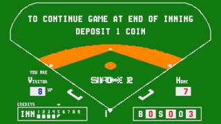 Arcade Game: Extra Bases (1980 Midway)