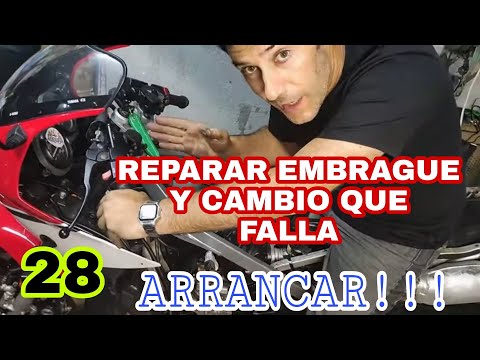 28 Reparar PROBLEMA Embrague y Cambio y preparar para ARRANCAR Yamaha RD500💪🏻🥒