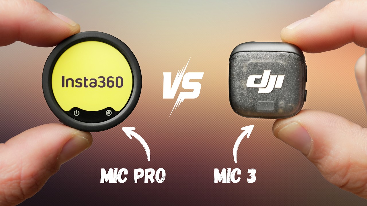 Insta360 Mic Pro vs DJI Mic 3 The Best Wireless Mic!