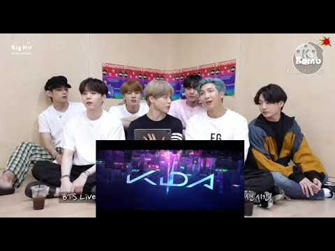 bts react kda=more