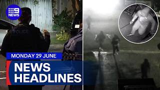 Horrific Sydney home invasion on CCTV; charges over fatal Gold Coast shooting | 9 News Australia