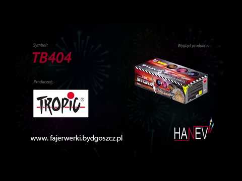 Fajerwerki TROPIC wyrzutnia TB404 STORM FIGHTER