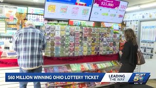 Ohio ticket scores $60 million Mega Millions lottery jackpot