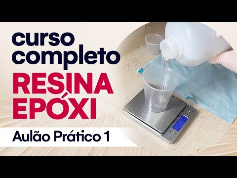 AULÃO PRÁTICO Parte 1 ✨ CURSO GRATUITO DE RESINA EPÓXI | Curso gravado em 2022