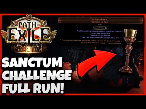 [POE 3.20] Sanctum Invocation Unique Challenge - Full Run Guide - How To Complete Sanctums