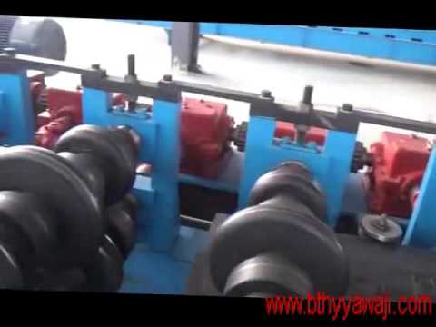 2 and 3 wave highway guardrail plate roll forming machine, road barrier roll forming machine