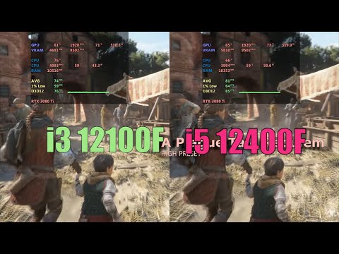i3 12100 vs i5 12400 in 2023