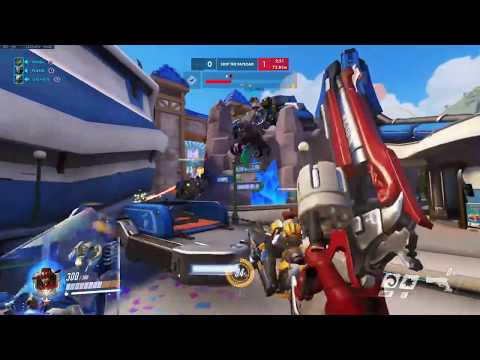 Dafran with McCree on Blizzardworld