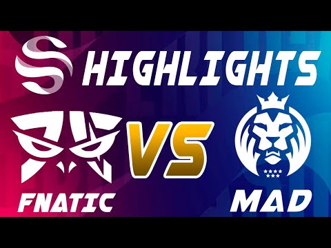 Fnatic vs MAD Lions Highlights - LEAGUE OF LEGENDS - SUPERLIGA - JORNADA 15