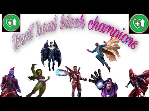 Best heal block champions | Best heal counters | Mcoc