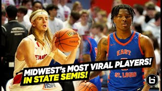 MOST VIRAL PLAYERS in Midwest?! Ethan Kizer v Macaleab Rich in State Semis! Metamora v East St Louis