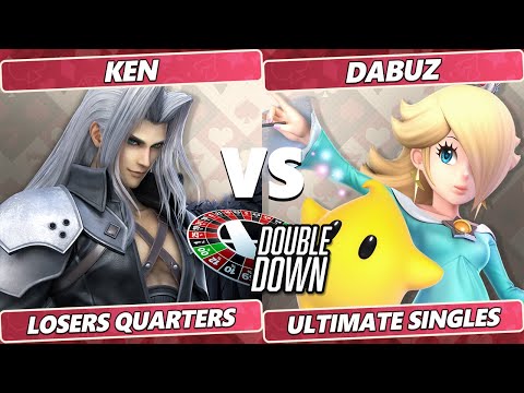Double Down 2022 Losers Quarters - Ken (Sephiroth) Vs. Dabuz (Rosalina) SSBU Smash Ultimate Tourname