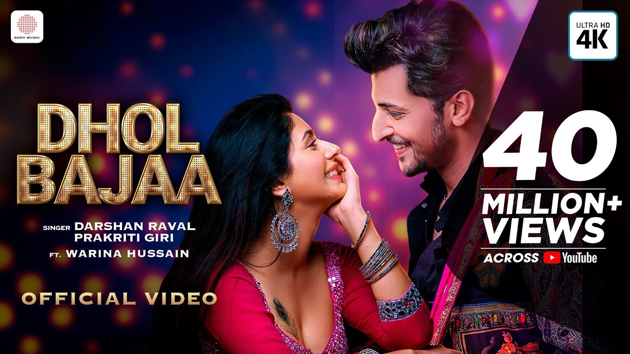 Warina Hussain Sets the dance floor on fire with the Garba anthem, "Dhol Bajaa" along with Darshan Raval