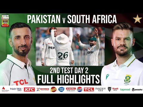 Full Highlights | Pakistan vs South Africa Test Series 2025 | 2nd Test Day 2 | PCB | M2R1U