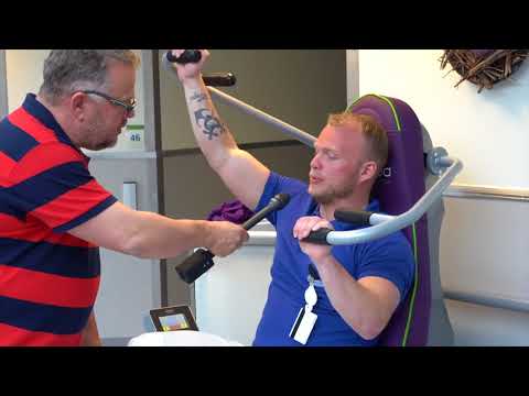 Nå er de motoriserte treningsmaskinene fra Feelgood på Sunnaas sykehus!