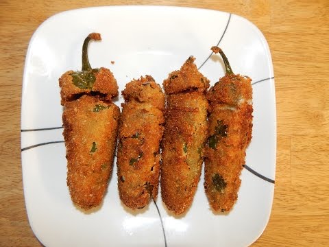 How To Make Fried Jalapeno Poppers - Bacon and Cheese Stuffed Peppers