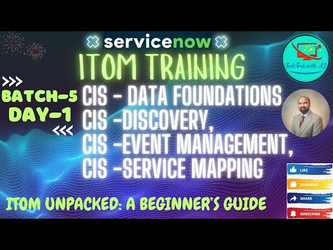 ITOM Training || Batch 5 || Day 1 || ITOM Unpacked: A Beginner’s Guide #itom #discovery #cmdb