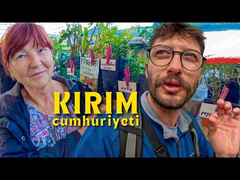 Visiting a Street Market in Crimea Speaking Turkish