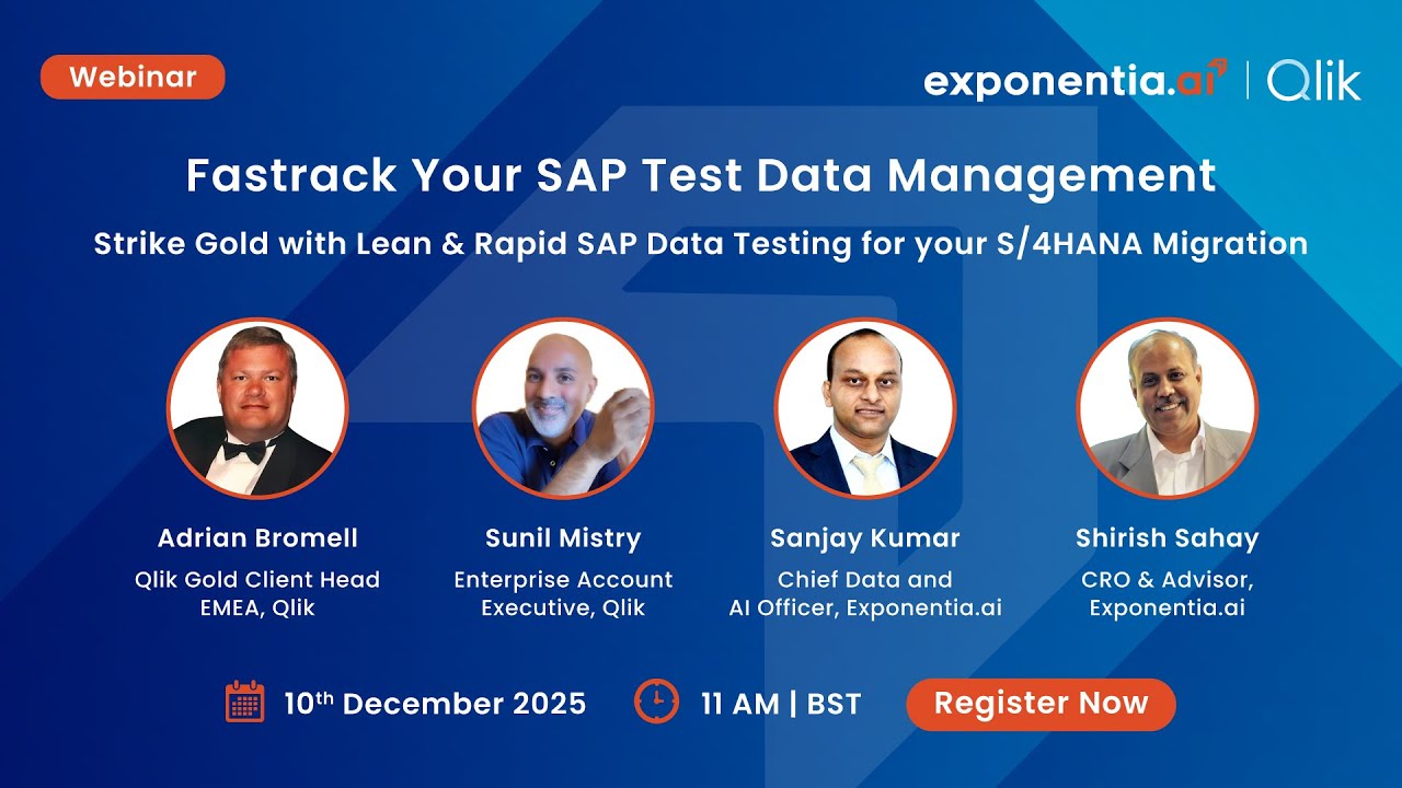 Webinar: Fastrack Your SAP Test Data Management