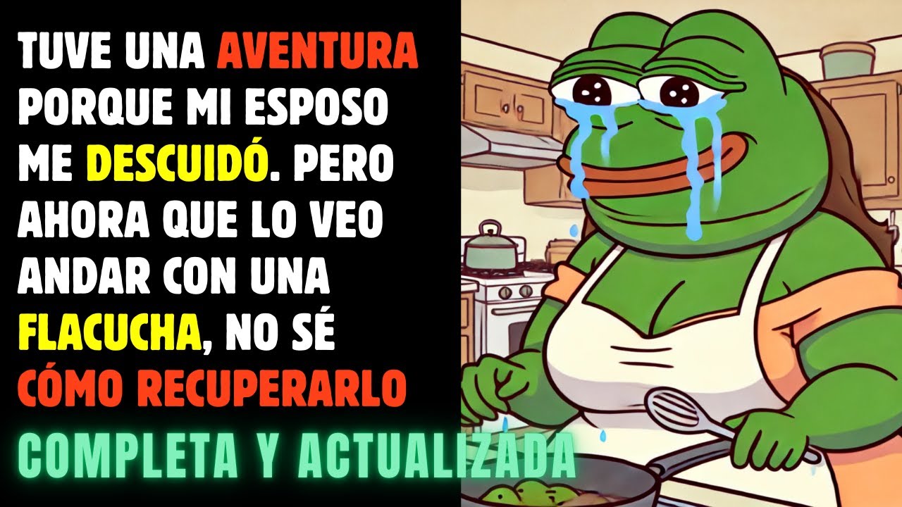 Me METÍ con el PROFESOR de COCINA porque mi esposo me DESCUIDÓ. En vez de RECUPERARME sale con una