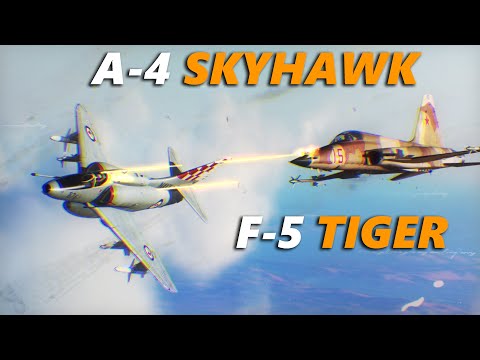 A-4 Skyhawk Vs F-5 Tiger Dogfighter | Digital Combat Simulator | DCS |