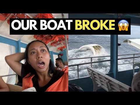 Our BOAT BROKE in the MIDDLE of the OCEAN!!! Dinagat Islands » Surigao City » Mindanao