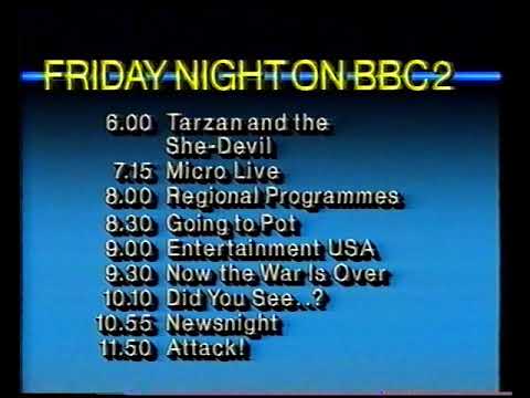 BBC2 Continuity 8th November 1985