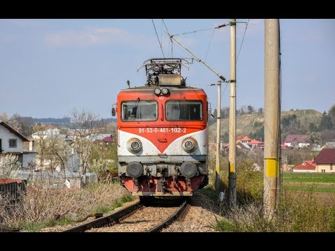 Tren R5703 Suceava - Ilva Mica cu EC102 se apropie de Suceava Vest - 20.04.2019