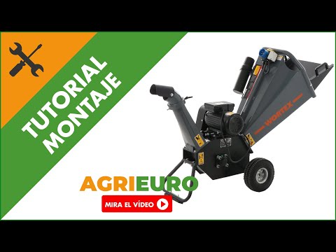 Montaje Biotrituradora con motor eléctrico Wortex Drake D300/70E