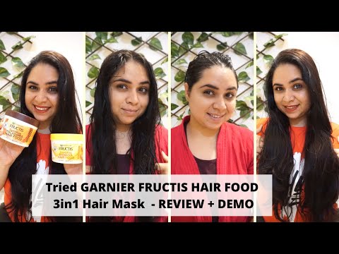 I tried GARNIER Fructis HAIR FOOD MACADAMIA Hair MASK on dry damaged hair | worth it or not ?