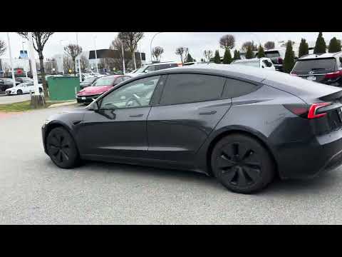 2024 Tesla Model 3 RWD *Ltd Avail* in Gray for sale at Abbotsford Hyundai in Abbotsford, BC