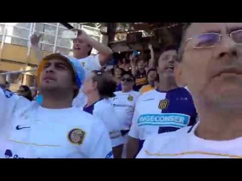 "Rosario Central 2 vs Nob 0. Gigante de Arroyito." Barra: Los Guerreros &bull; Club: Rosario Central