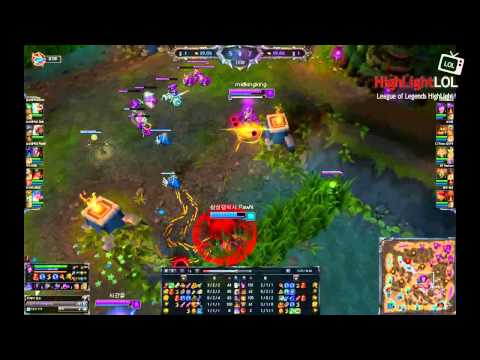 [League Of Legends] CJ Entus Ambition Syndra VS SSG PawN Twisted Fate Full Clip