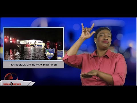 Plane skids off runway into river (ASL - 5.4.19)