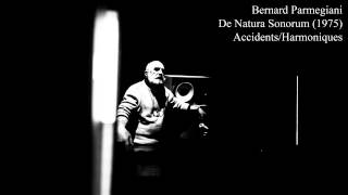 Bernard Parmegiani - Accidents/Harmoniques