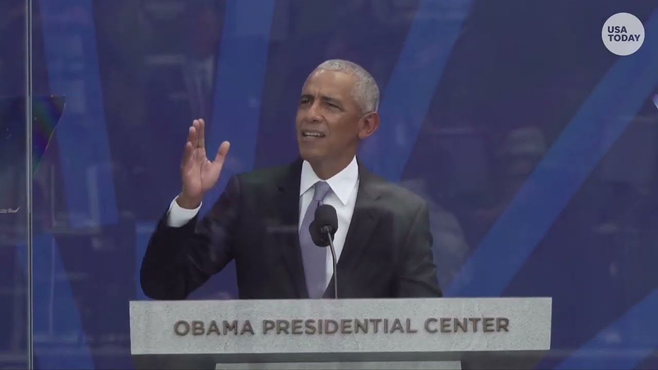 Obama ends speech with story on abolitionist's 'declaration of faith;' Springsteen praises family