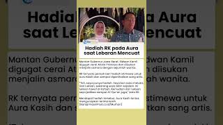 Kado Ridwan Kamil untuk Aura Kasih di Momen Lebaran Mencuat Lagi, Interaksi di Masa Lalu Disorot