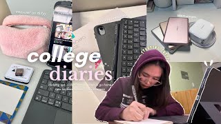 college diaries🍥| studying out?, collecting fees, prep to go home, new keyboard case, torras charger