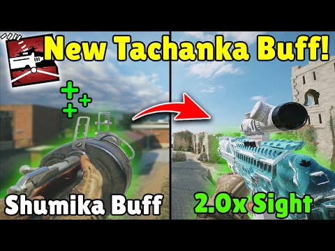*NEW* BUFF To Tachanka Weapon and Gadget! -Rainbow Six Siege