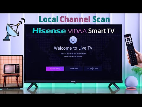 Hisense VIDAA Smart TV: How To Scan Local Channels!