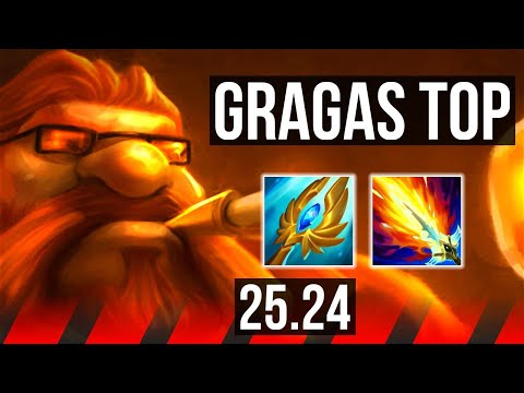 GRAGAS vs SETT (TOP) | Good KDA: 9/1/7 | KR Master | 25.24