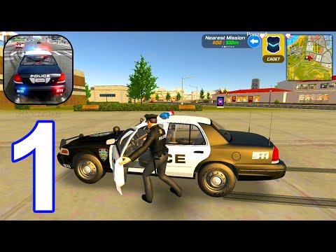 Police Officer Simulator - Gameplay Walkthrough Part 1 Presidential Escort & Police Roadblock
