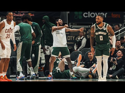Highlights: Bucks 126 - Cavs 116 | Giannis, Dame and Khris Combine for 87 Points | 1.24.24