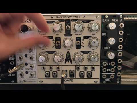 KMPR - SPACE ODYSSEY VCO II - Modular Synthesizer VCO Demo